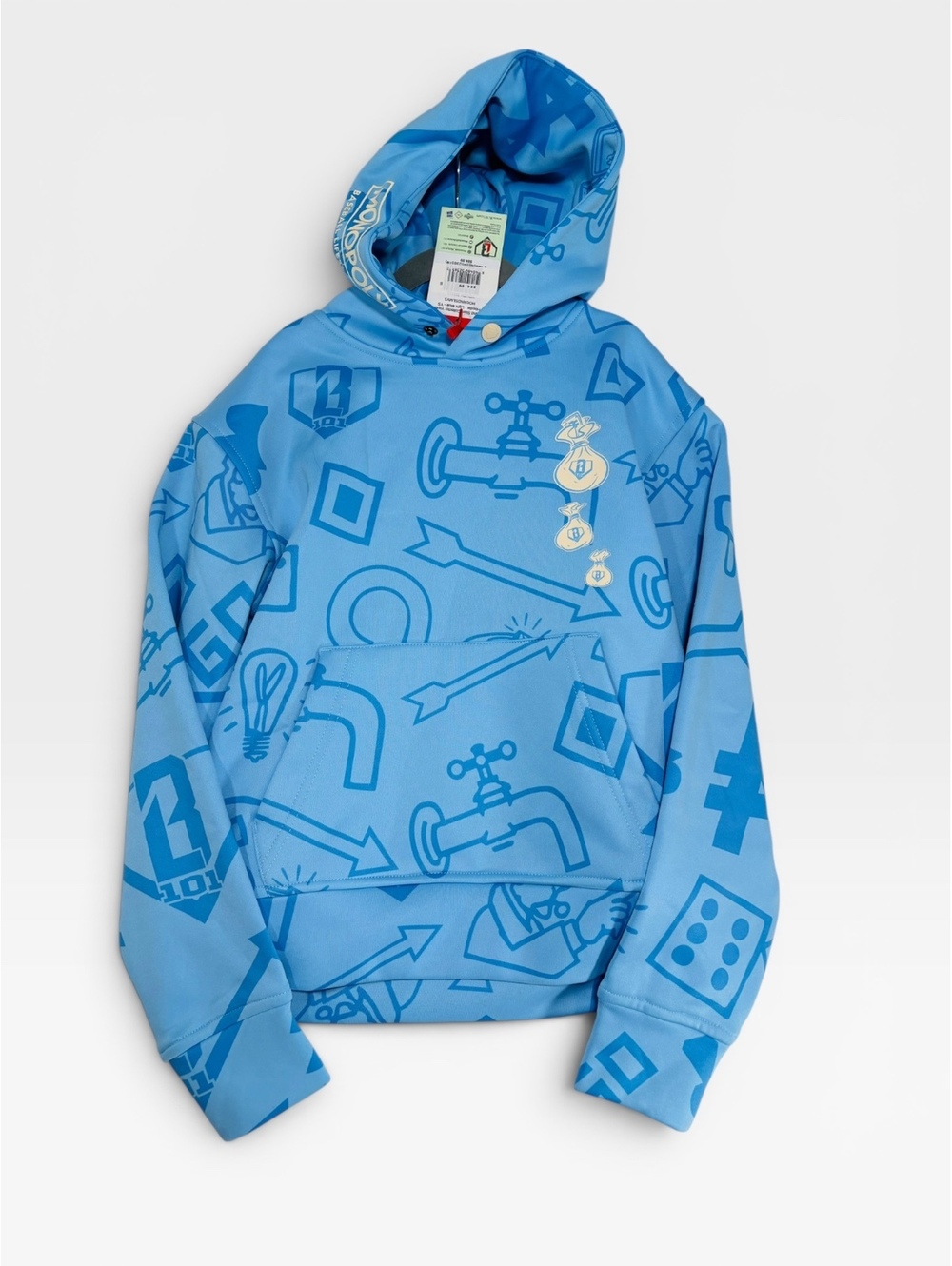 NWT Baseball Lifestyle 101 x Monopoly Grand Slam Collector Hoodie Youth Small YS